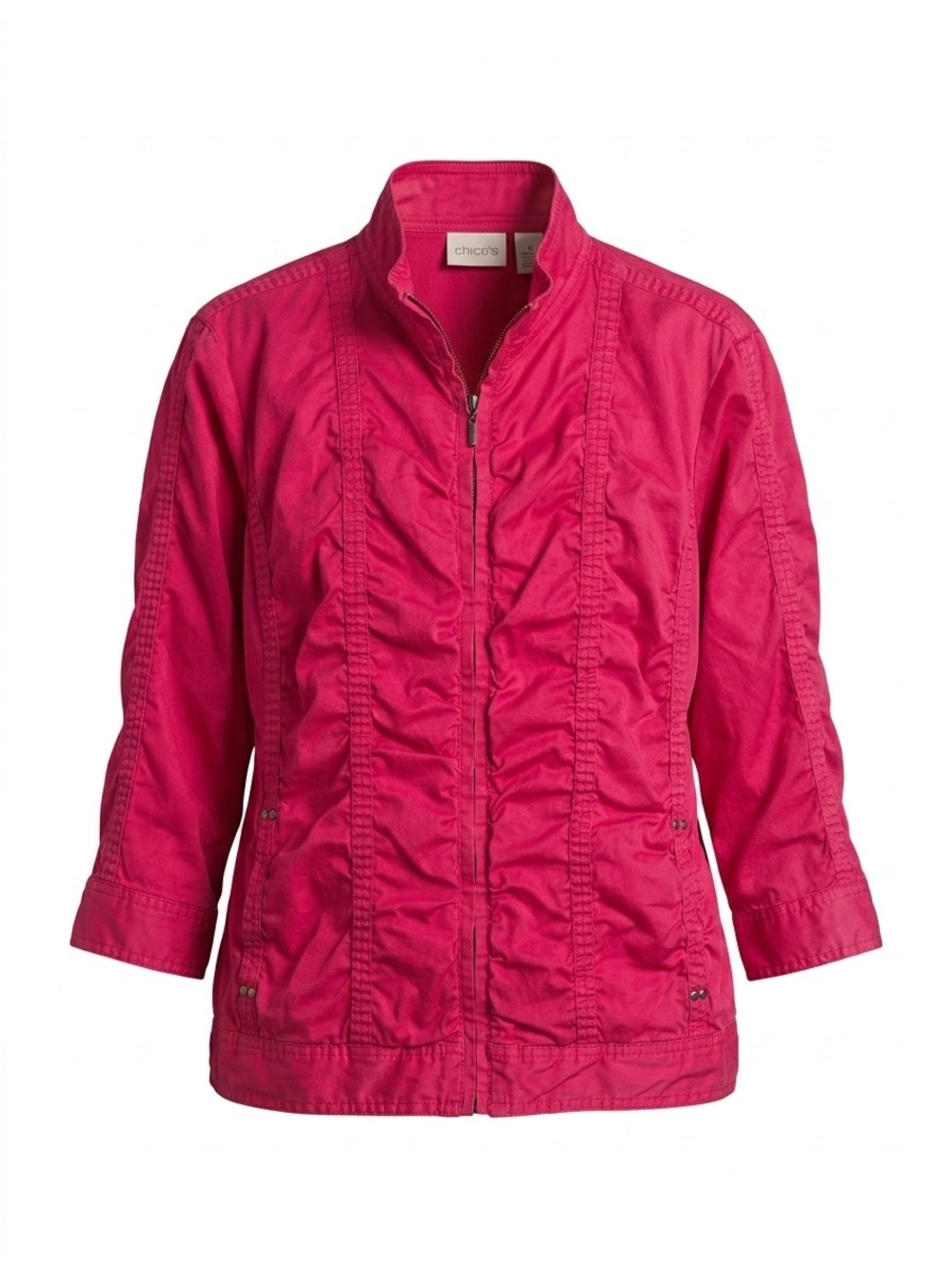 Chico's Pink Zip-Front Women's Jacket